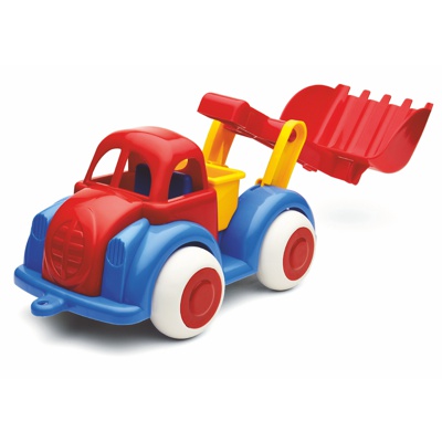 VEHICULO CAMION PALA DE PLASTICO 28CM
