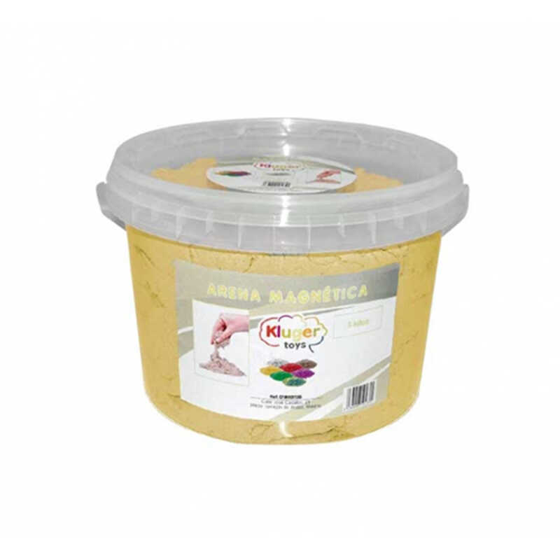 BOTE 5KG ARENA SINTETICA COLOR AMARILLO