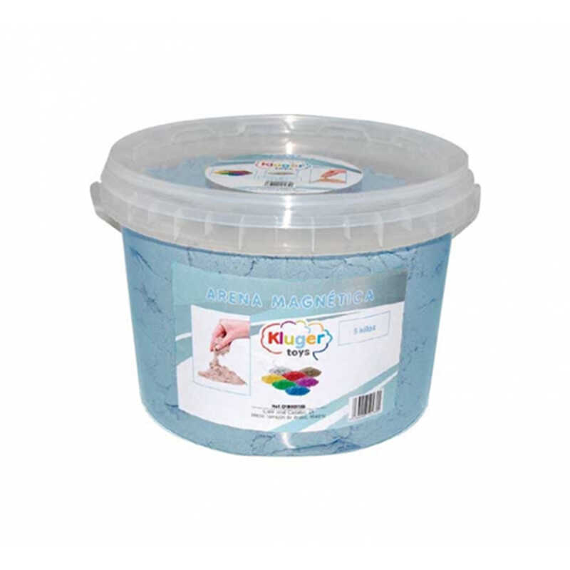 BOTE 5KG ARENA SINTETICA COLOR AZUL