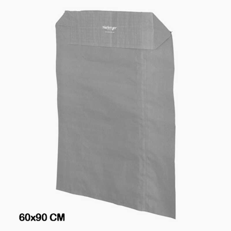BOLSA DE PAPEL DISFRAZ 60X90CM GRIS