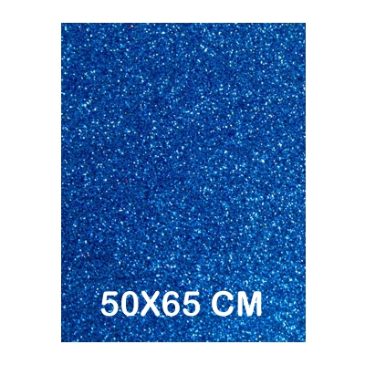 CARTULINA PURPURINA 50X65CM AZUL