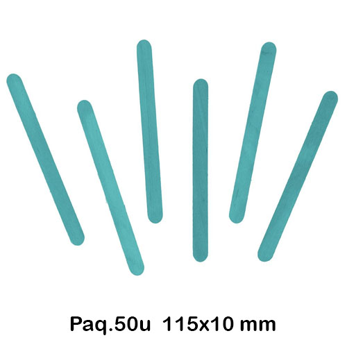 PAQ. 50 PALOS HELADO MEDIANOS AZUL