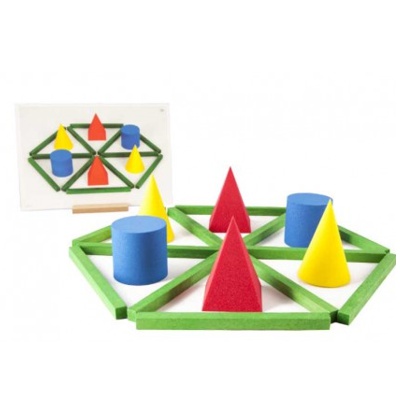 MALETIN 14 PIEZAS GEOMETRICAS TOPOLOGIA
