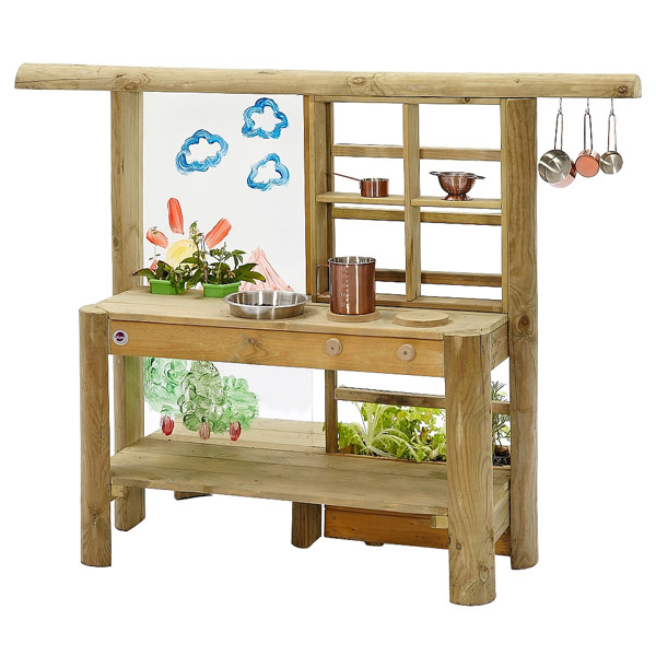 COCINITA DE MADERA PARA EXTERIOR