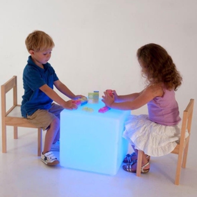 CUBO LUMINOSO SENSORIAL 40X40CM.