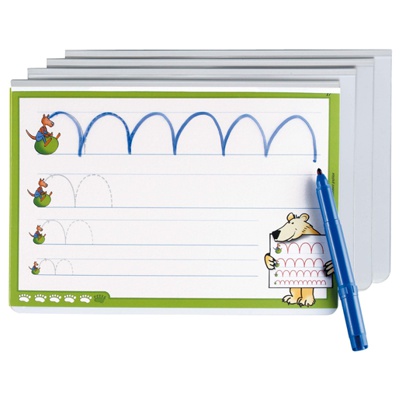PACK 4 PIZARRAS GRAFICAS PARA ESCRITURA