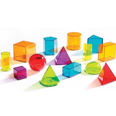 PACK 14 FORMAS GEOMETRICAS TRANSLUCIDAS