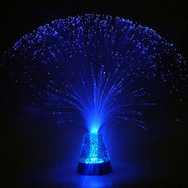 LAMPARA DE FIBRAS LUMINOSAS BASE DE AGU