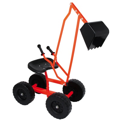 EXCAVADORA CON RUEDAS METALICA