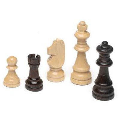 CAJA MADERA FIGURAS AJEDREZ 9.2CM