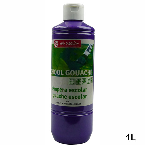 TEMPERA ESCOLAR 1L. TITAN VIOLETA