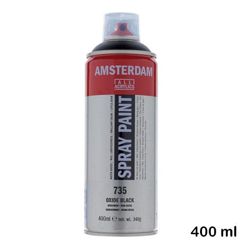 ESPRAY ACRILICO 400ML NEGRO 735 TALENS