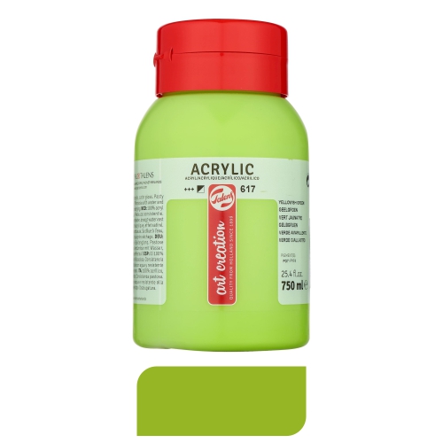 TEMPERA ACRILICA 750ML VERDE FLOJO TALE