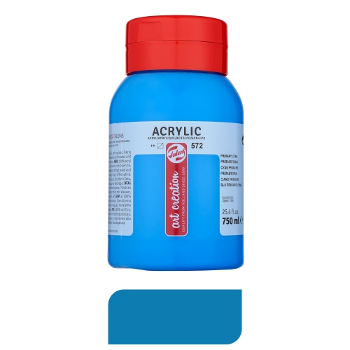 TEMPERA ACRILICA 750ML AZUL TALENS