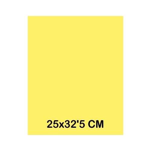 TAPA CARTULINA 25X32 245GR AMARILLO CLA