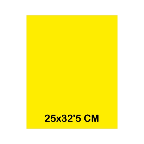 TAPA CARTULINA 25X32 245GR AMARILLO VIV