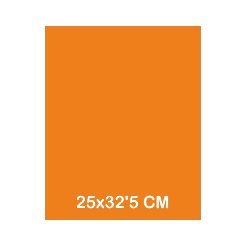 TAPA CARTULINA 25X32 245GR NARANJA