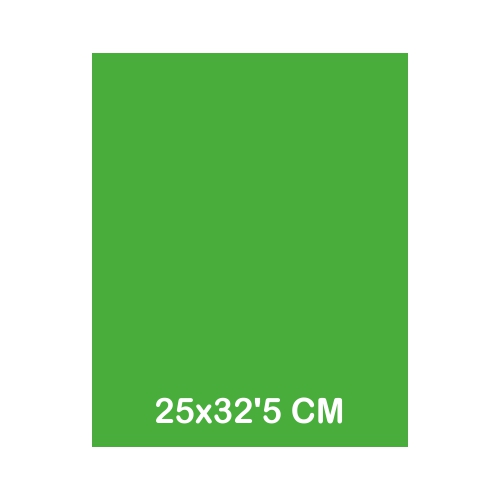 TAPA CARTULINA 25X32 245GR VERDE MEDIO