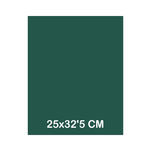 TAPA CARTULINA 25X32 245GR VERDE FUERTE