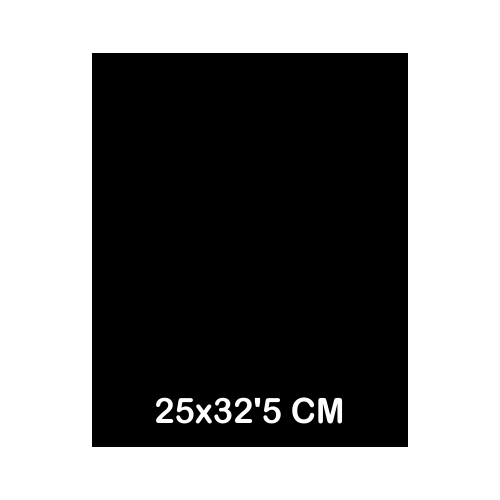 TAPA CARTULINA 25X32 245GR NEGRA