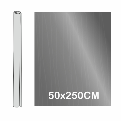 ROLLO PINOCHO METALIZADO PLATA 0.5X250CM