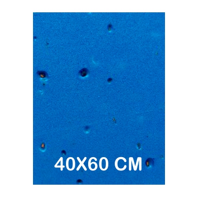 GOMA EVA AZUL TEXTURA CORCHO 60X40CM