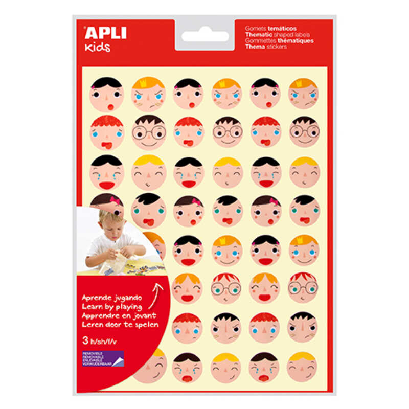 PACK 3H 144 GOMETS EMOCIONES APLI