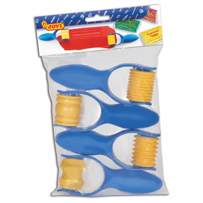 BLISTER 4 RODILLOS FORMAS PLASTILINA