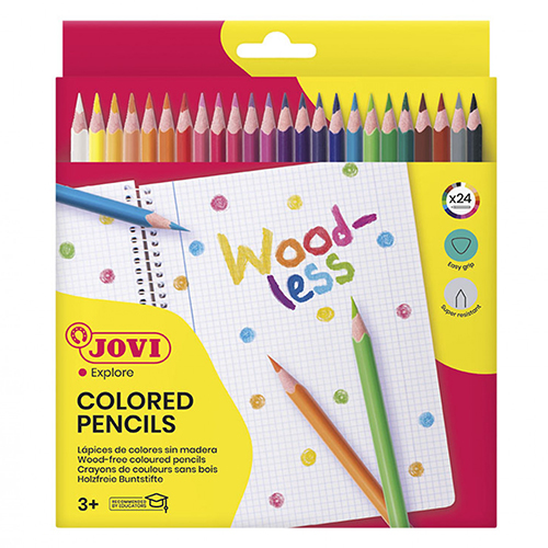 CAJA 24 LAPICES COLOR TRIPLUS SLIM JOVI