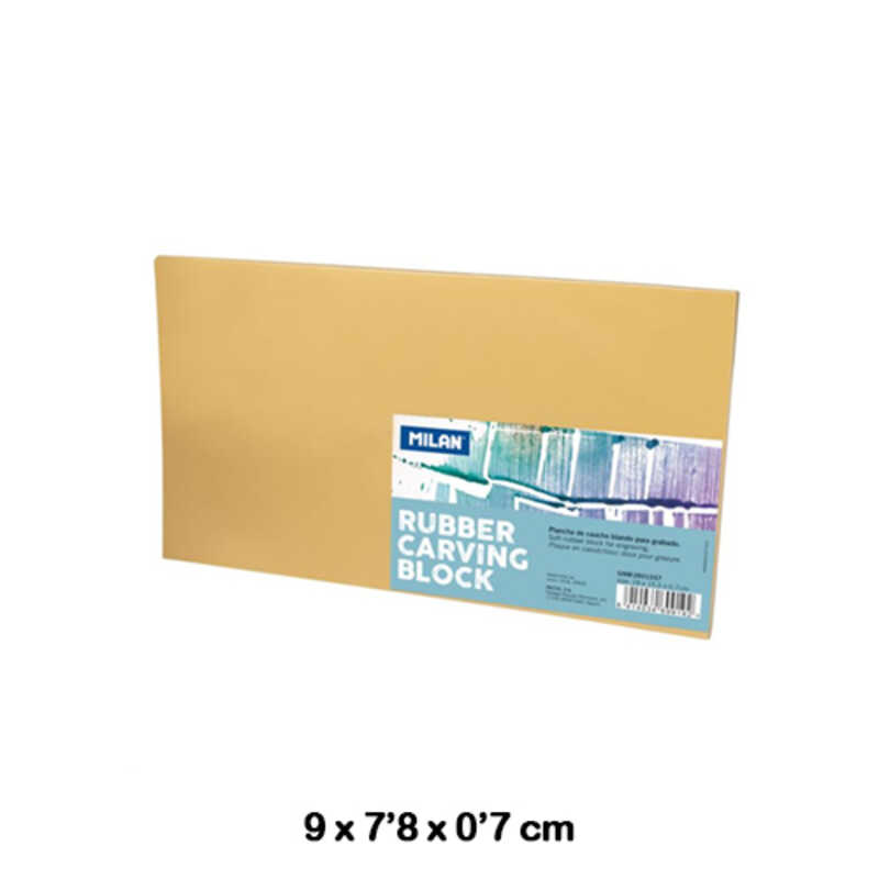 PLANCHA RUBBER CARVING BLOCK 9X7.8X0.7C