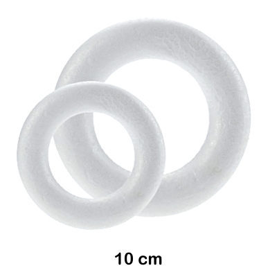 CIRCULO POREXPAN BLANCO 10CM