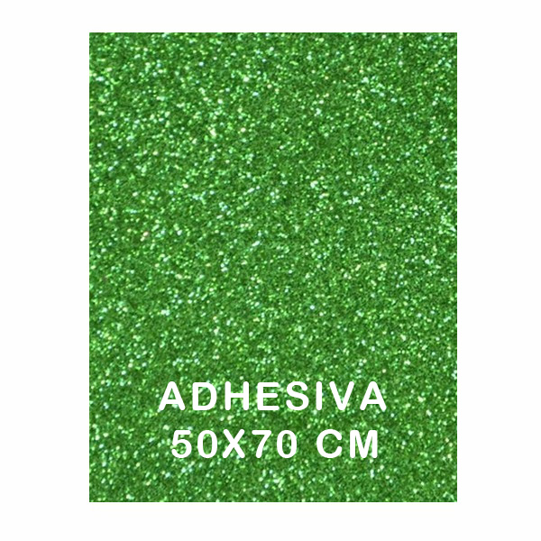 GOMA EVA 40X60CM 2MM PURPURINA ADH VERD
