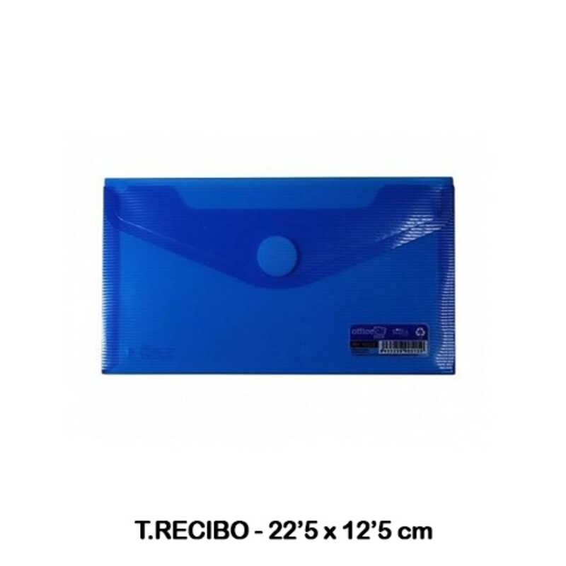 SOBRE MULTILINE PP T.RECIBO VELCRO AZUL