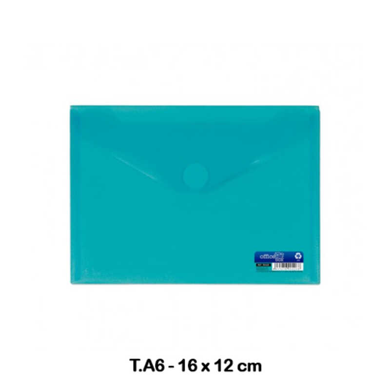 SOBRE MULTILINE PP A6 C/VELCRO AZUL