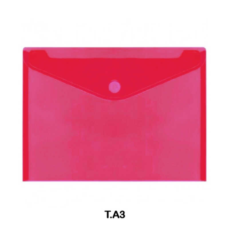 SOBRE MULTILINE PP A3 C/VELCRO FUCSIA