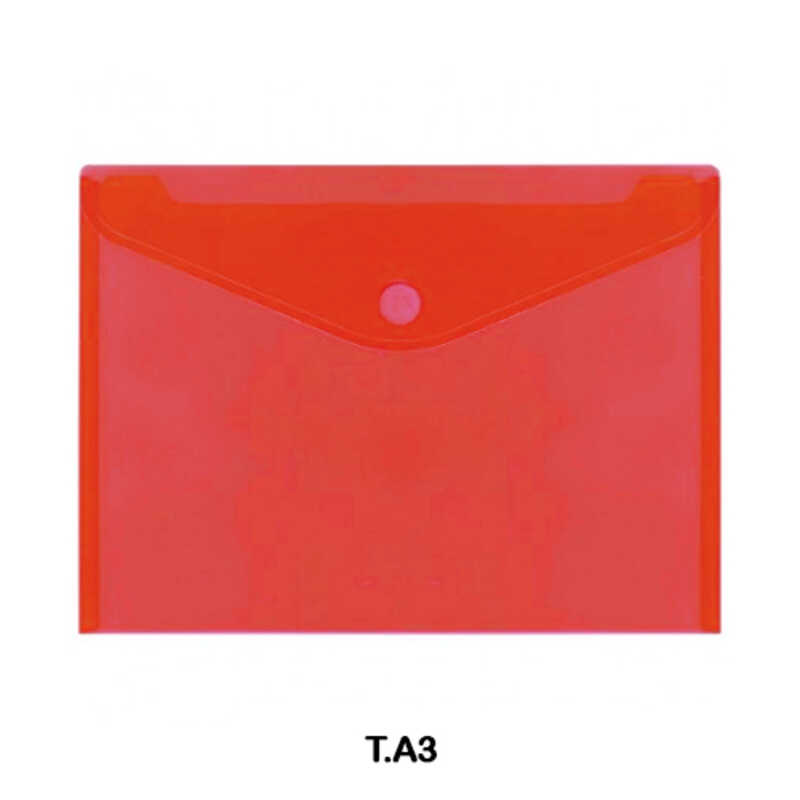 SOBRE MULTILINE PP A3 C/VELCRO ROJO