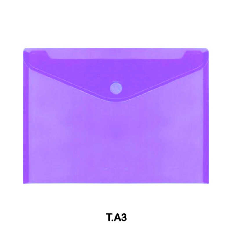 SOBRE MULTILINE PP A3 C/VELCRO VIOLETA