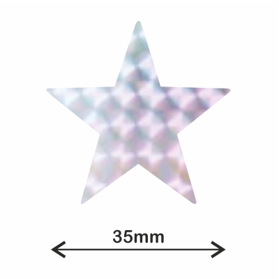 ROLLO GOMET ESTRELLA XL HOLOGRAF. PLATA
