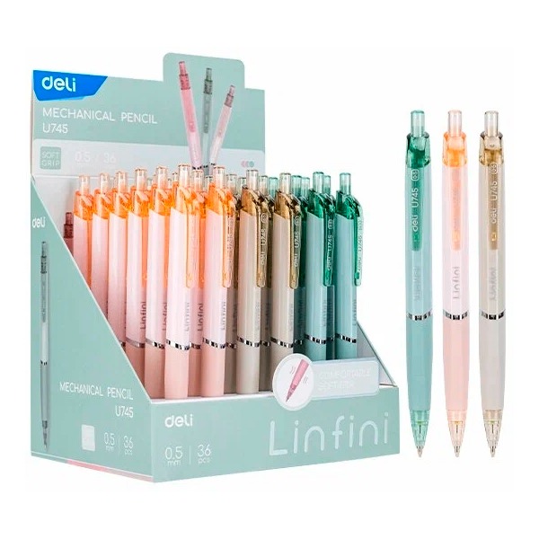 PORTAMINAS  GRIP DELI SCRIBE 0,5MM