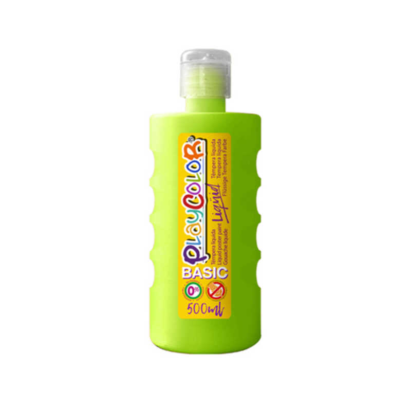 TEMPERA LIQUIDA 500ML PLAYCOLOR VERDE C