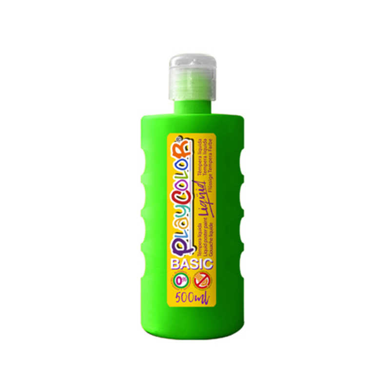 TEMPERA LIQUIDA 500ML PLAYCOLOR VERDE O