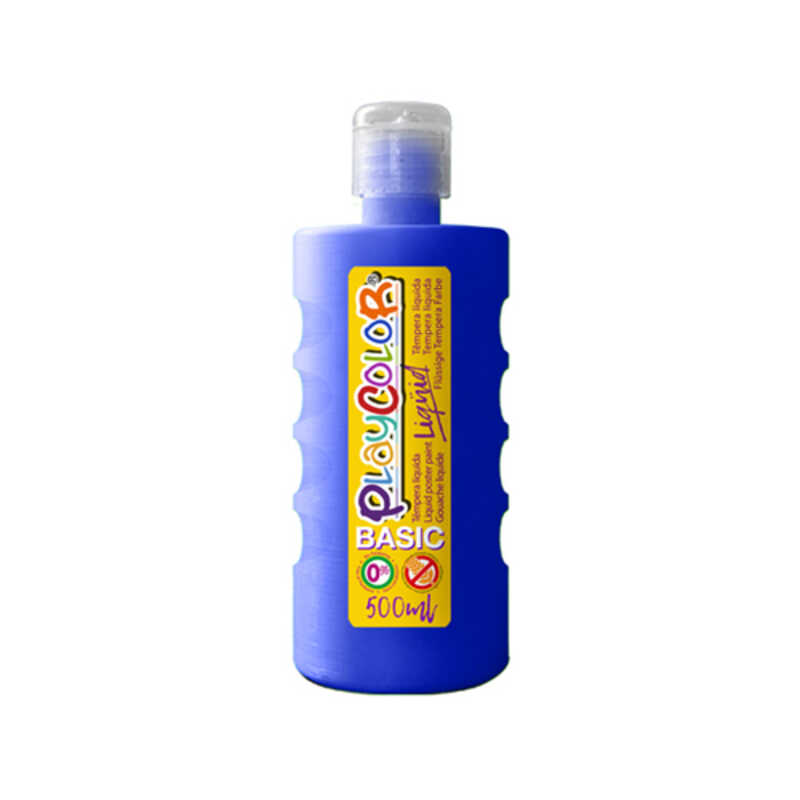 TEMPERA LIQUIDA 500ML PLAYCOLOR AZUL OS