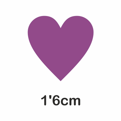 PERFORADORA PEQUEÑA DE 1.6CM.CORAZON