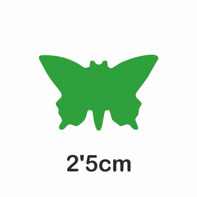 PERFORADORA MEDIANA DE 2.5CM MARIPOSA