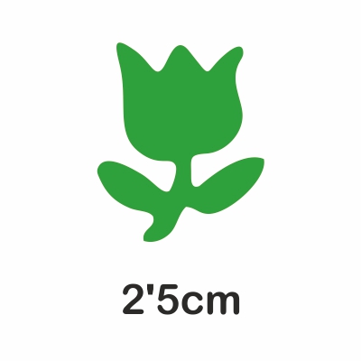 PERFORADORA MEDIANA DE 2.5CM TULIPAN