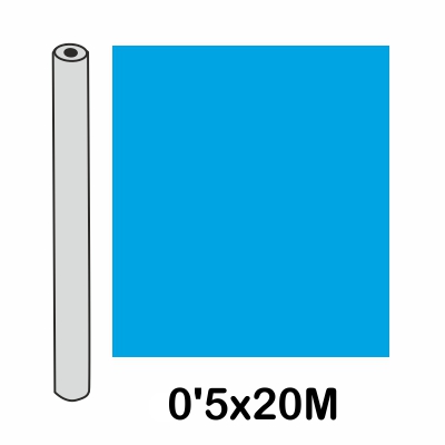 ROLLO FORRO 0.5X20M 100 MICRAS AZUL CLA