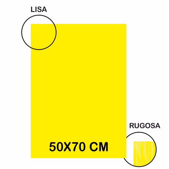 CARTULINA LR 220G 50X70 AMARILLO CANARI