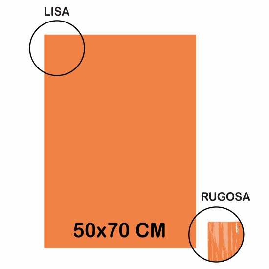 CARTULINA LR 220GR 50X70 MANDARINA