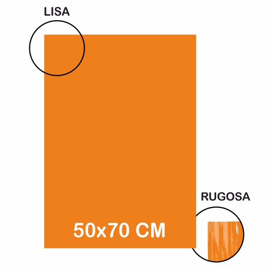 CARTULINA LR 220GR 50X70 NARANJA