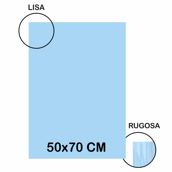CARTULINA LR 220GR 50X70 AZUL CIELO
